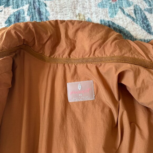 FREE PEOPLE Pippa Puffer Jacket Packable, size XS, burnt orange - Picture 5 of 7